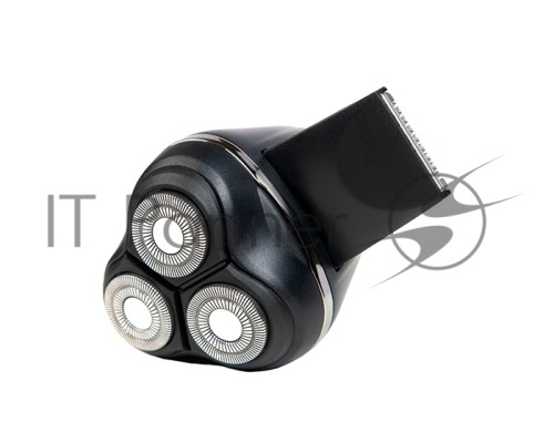 Бритва Centek CT-2166 (хром/черный) ротор, АККУМУЛЯТОР + РАБОТА ОТ СЕТИ,триммер     