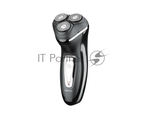 Бритва Centek CT-2166 (хром/черный) ротор, АККУМУЛЯТОР + РАБОТА ОТ СЕТИ,триммер     