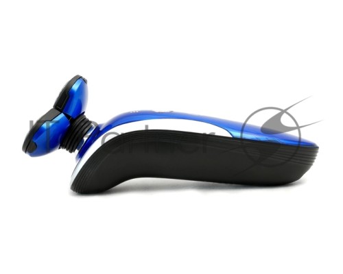 Бритва Centek CT-2170 (синий) ротор 3D, +ВЛАЖНОЕ БРИТЬЁ, 3 плав.головки, 2-ные лезвия, до 50 мин раб