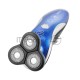 Бритва Centek CT-2170 (синий) ротор 3D, +ВЛАЖНОЕ БРИТЬЁ, 3 плав.головки, 2-ные лезвия, до 50 мин раб