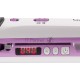 Щипцы для волос Galaxy Line GL 4516, фиолетовый, 45 Вт, максимальная температура 200°С, система ультразвукового распыления воды, съемный резервуар для воды, нагр. элемент с защитой от перегрева, пластины с керам. покрытием, ЖК-дисплей с индикацией темпер