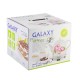 Чайник электрический Galaxy Line GL 0503, белый, керамический корпус, 1400 Вт, 1,4 л, индикатор работы, указатель максимального уровня воды