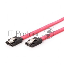 Кабель интерфейсный SATAIII Cablexpert CC-SATAM-DATA, 50см, 7pin/7pin, защелка, пакет