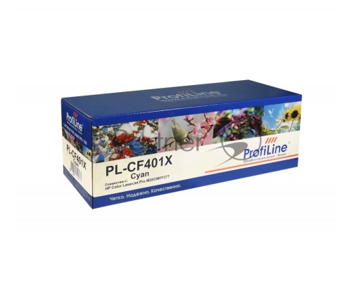 Картридж PL-CF401X №201X для принтеров HP Color LaserJet Pro M252/MFP277 2300 копий Cyan ProfiLine