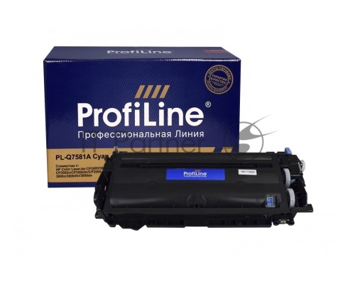 Картридж PL-Q7581A №503A для принтеров HP Color LaserJet 3800/CP3505 Cyan 6000 копий ProfiLine