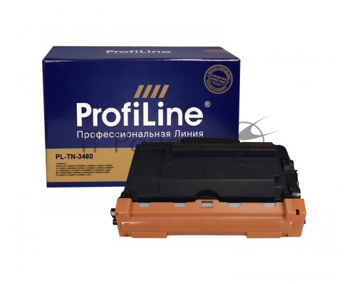 Картридж PL-TN-3480 для принтеров Brother HL-L5000D/5100DN/5200DW/6300DW/6400DW/6400DWT/DCP-L5500DN/6600DW/MFC-L5700DN/5750DW/6800DW/6900DW 8000 копий ProfiLine