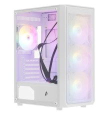 1STPLAYER FD3 White / ATX / 4x120mm LED fans inc. / FD3-WH-4F1-W