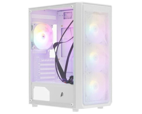 [Корпус] 1STPLAYER FD3 White / ATX / 4x120mm LED fans inc. / FD3-WH-4F1-W