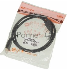 Кабель видео High Speed ver.1.4 HDMI (m)/HDMI (m) 1м. Позолоченные контакты черный