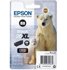 Картридж струйный Epson C13T26314012 черный для Epson XP-600/605/700/710/800 (400стр.) (8.7мл)