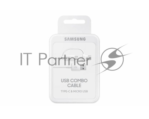 Кабель Samsung EP-DG930DWEGRU USB-microUSB/ USB Type-C белый 1.5м