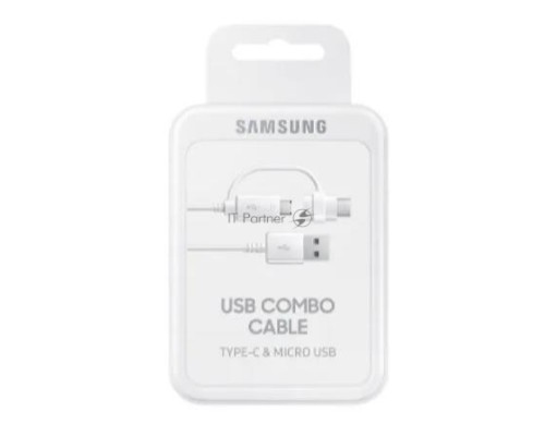 Кабель Samsung EP-DG930DWEGRU USB-microUSB/ USB Type-C белый 1.5м