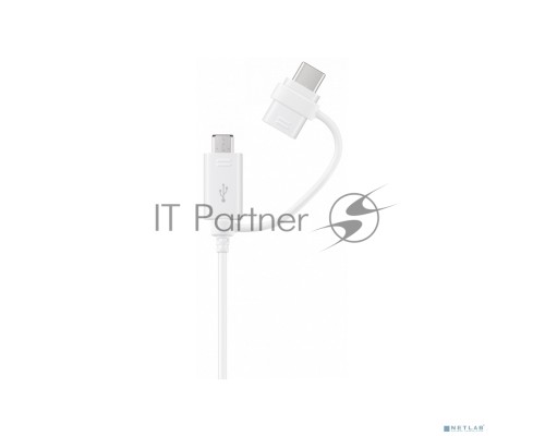 Кабель Samsung EP-DG930DWEGRU USB-microUSB/ USB Type-C белый 1.5м