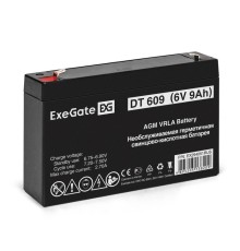 Exegate EX294051RUS Аккумуляторная батарея ExeGate DT 609 (6V 9Ah, клеммы F1)