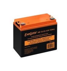 Exegate EX282975RUS Аккумуляторная батарея ExeGate HR 12-33 (12V 33Ah, под болт М6)