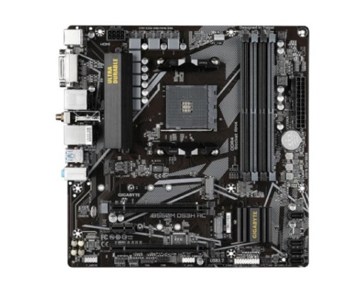 [Материнская плата] Gigabyte B550M DS3H AC {Soc-AM4 AMD B550 mATX}