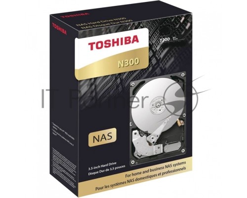Жесткий диск Toshiba SATA-III 8Tb HDWN180EZSTA NAS N300 (7200rpm) 128Mb 3.5