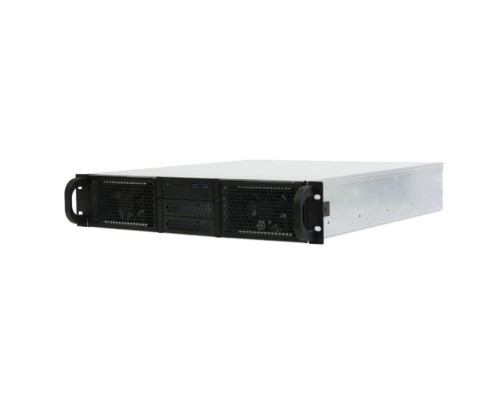 [Корпус] Procase RE204-D0H8-A-48-550R Корпус 2U server case,0x5.25+8HDD,черный,бп GR2550 550+550вт, глубина 480мм,ATX 12