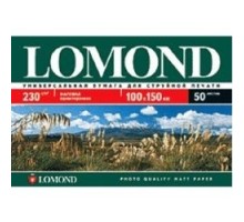 LOMOND 0102084 Матовая фотобумага A6, 10х15, 230г/м2, 500 л. 