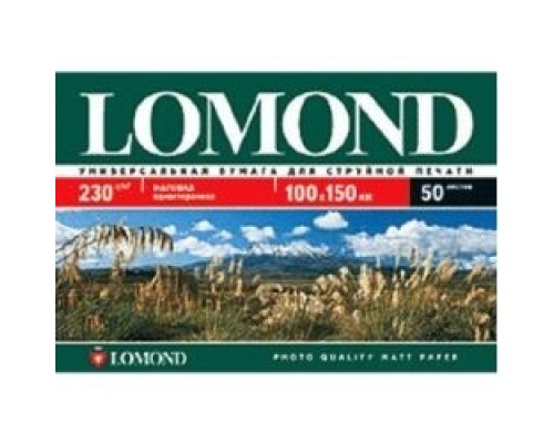 [Бумага] LOMOND 0102084 Матовая фотобумага A6, 10х15, 230г/м2, 500 л. 