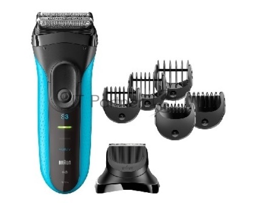 Бритва сетчатая Braun 3010BT синий/черный