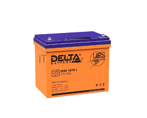 Батарея Delta DTM 1275 L (12V, 75Ah)
