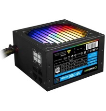 GameMax Блок питания ATX 700W VP-700-RGB-MODULAR 80+, Ultra quiet