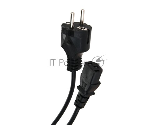 Кабель Telecom Кабель (TE021-CU0.5-1.8M) компьютер - розетка 220V (EURO) 1.8м, 3G0,5mm медь 