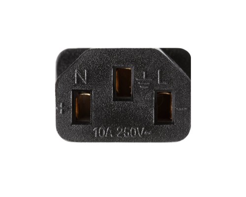 Кабель Telecom Кабель (TE021-CU0.5-1.8M) компьютер - розетка 220V (EURO) 1.8м, 3G0,5mm медь 