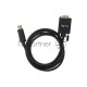 Кабель-переходник DP --> VGA_M/M 1,8м Telecom