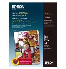 Фотобумага EPSON Value Glossy Photo Paper A4 20 листов 183 г/кв.м2 (C13S400035)