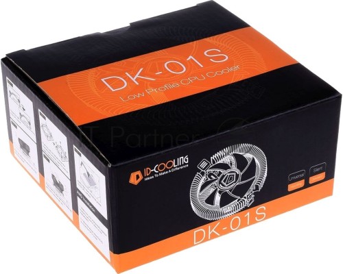 Кулер Cooler ID-Cooling DK-01S 65W/ LGA1700/1200/115X/AM4/AM3/+/AM2/+/FM2/+/FM1 Кулер Cooler ID-Cooling DK-01S 65W/ LGA1700/1200/115X/AM4/AM3/+/AM2/+/FM2/+/FM1
