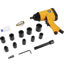Гайковерт пневматический DEKO DKPT01 SET 3 ударный, набор 16 предметов