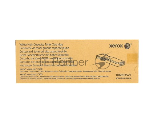 Картридж лазерный Xerox 106R03521 желтый для VersaLink C400/C405 4800 стр.(Channels)