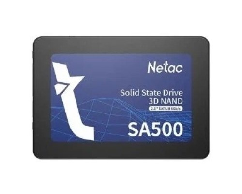 [носитель информации] Твердотельный накопитель Netac SA500 2.5 SATAIII [NT01SA500-2T0-S3X] 3D NAND SSD 2TB, R/W up to 530/475MB/s 3Y 