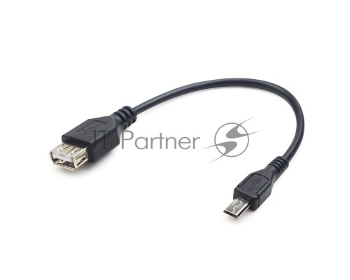 Кабель USB 2.0 OTG Cablexpert A-OTG-AFBM-03 USBAF/MicroBM, 0.15м, удлиненный разъем micro USB - 9мм, пакет Кабель USB 2.0 OTG Cablexpert A-OTG-AFBM-03 USBAF/MicroBM, 0.15м, удлиненный разъем micro USB - 9мм, пакет