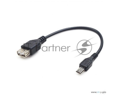 Кабель USB 2.0 OTG Cablexpert A-OTG-AFBM-03 USBAF/MicroBM, 0.15м, удлиненный разъем micro USB - 9мм, пакет Кабель USB 2.0 OTG Cablexpert A-OTG-AFBM-03 USBAF/MicroBM, 0.15м, удлиненный разъем micro USB - 9мм, пакет