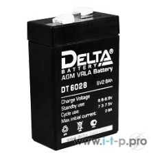 Батарея Delta DT 6028 (6V, 2.8Ah)