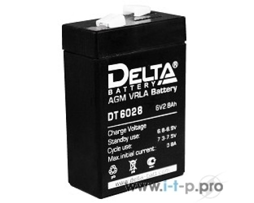 Батарея Delta DT 6028 (6V, 2.8Ah)
