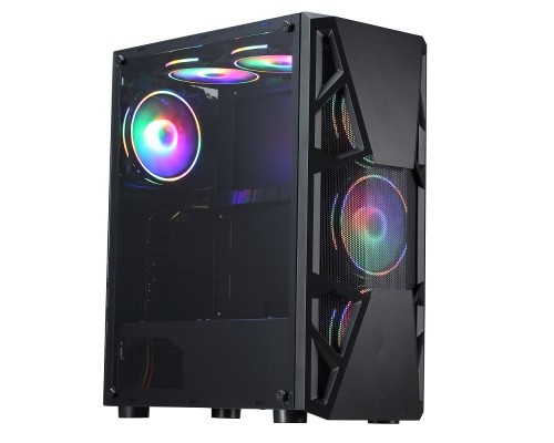 [корпус] Корпус Formula CL-3303B RGB черный без БП ATX 6x120mm 2xUSB2.0 1xUSB3.0 audio bott PSU