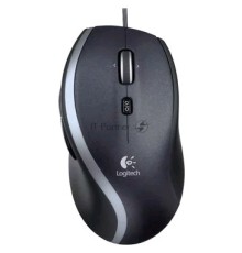 Мышь Logitech M500 черный/серебристый лазерная (1000dpi) USB (7but)