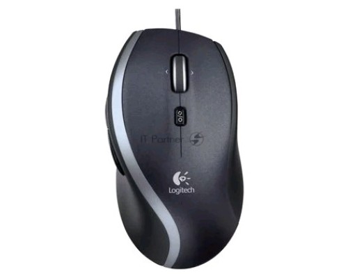 Мышь Logitech M500 черный/серебристый лазерная (1000dpi) USB (7but)