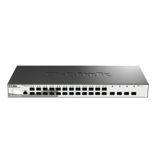 D-Link DGS-1210-28XS/ME/B2A Управляемый L2 коммутатор с 24 портами 100/1000Base-X SFP и 4 портами 10GBase-X SFP+