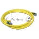 Кабель Патч-корд LANMASTER FTP,  вилка RJ-45,  вилка RJ-45,  кат.6А,  LSZH,  2м,  желтый [lan-pc45/s6a-2.0-yl]