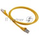 Кабель Патч-корд LANMASTER FTP,  вилка RJ-45,  вилка RJ-45,  кат.6А,  LSZH,  2м,  желтый [lan-pc45/s6a-2.0-yl]