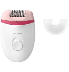 Эпилятор Philips BRE235/00 скор.:2 насад.:1 от электр.сети белый/розовый