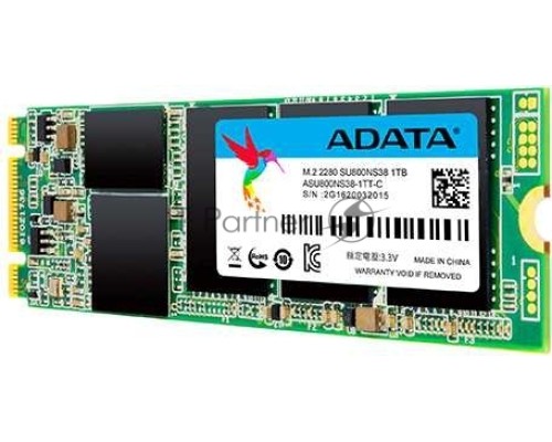 Накопитель SSD AData M.2 2280 1TB ADATA Ultimate SU800 Client SSD ASU800NS38-1TT-C SATA 6Gb/s, 560/520, IOPS 80/80K, MTBF 2M, 3D V-NAND TLC, 1024MB, 800TBW, Retail