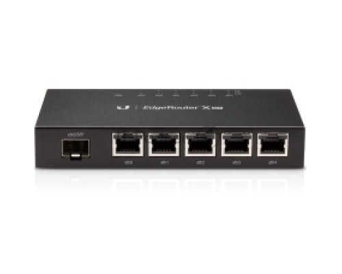 Сетевое оборудование UBIQUITI ER-X-SFP Маршрутизатор 5x Ethernet, 1x SFP, раздача PoE