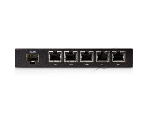 Сетевое оборудование UBIQUITI ER-X-SFP Маршрутизатор 5x Ethernet, 1x SFP, раздача PoE