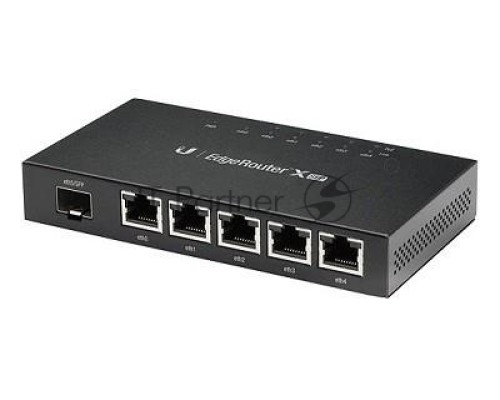 Сетевое оборудование UBIQUITI ER-X-SFP Маршрутизатор 5x Ethernet, 1x SFP, раздача PoE